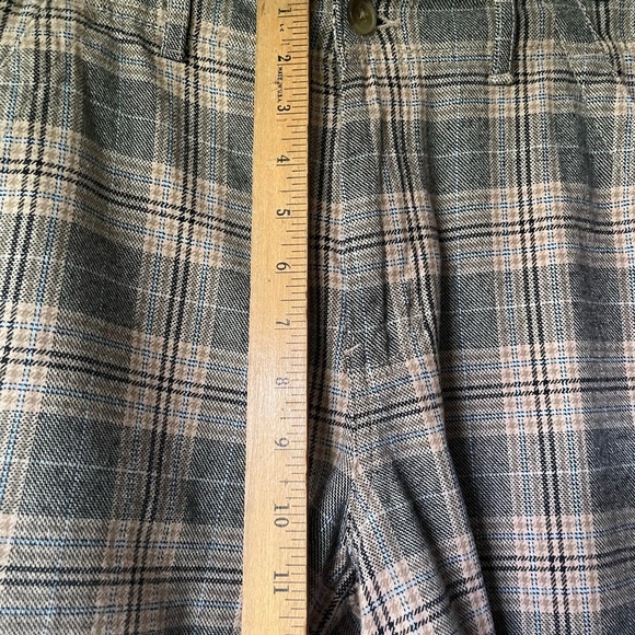 ✨3/$30 AE Tall Wide Leg Brown Plaid Pants - Picture 5 of 10